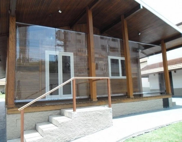 toldo cristal transparente