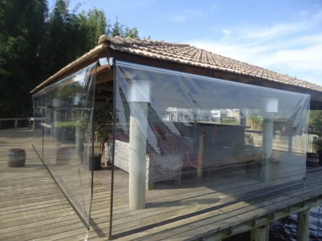 toldo transparente cortina