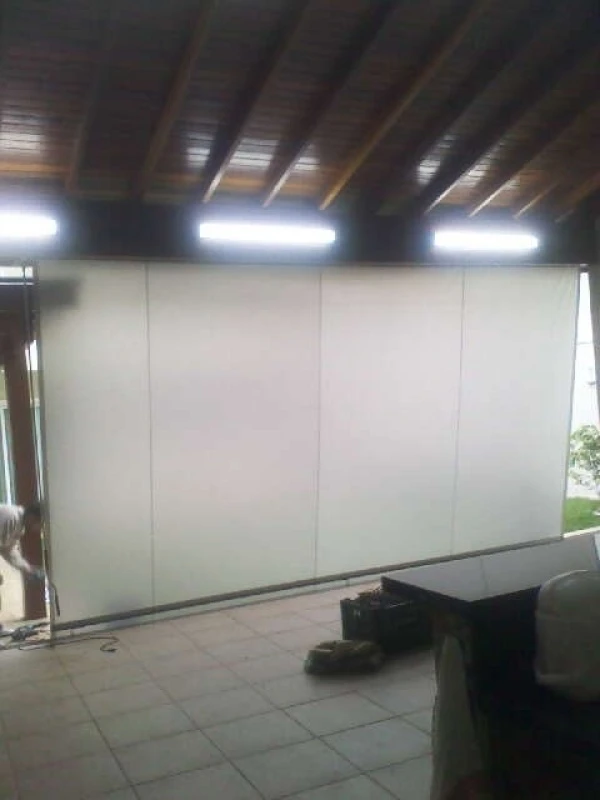 toldo transparente horizontal