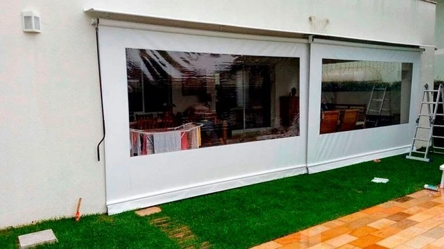 toldo transparente para corredor