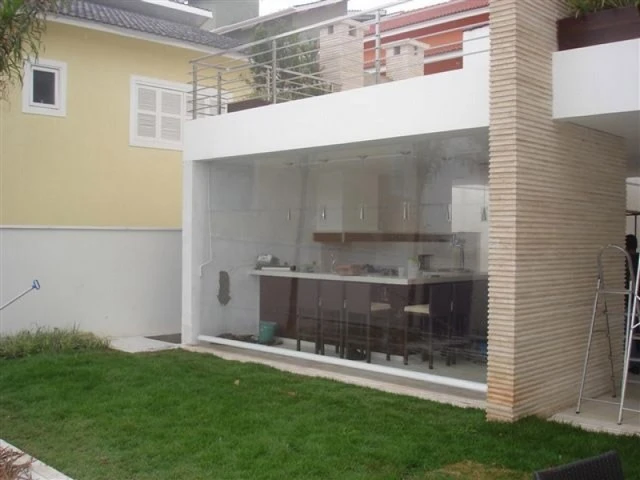 toldo vertical transparente